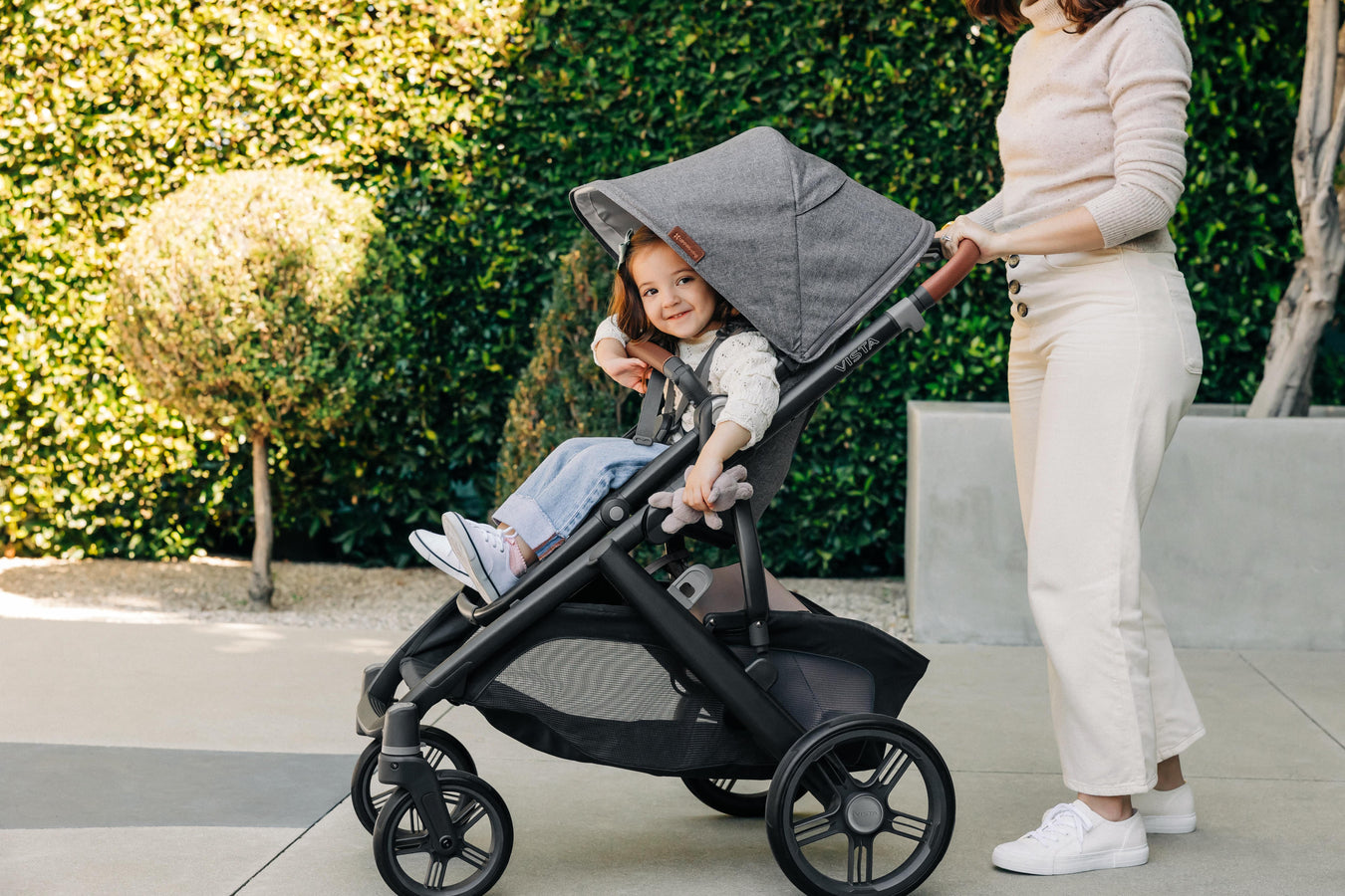UPPAbaby Vista V3 stroller on display at Kids N Cribs Pleasant Hill showroom