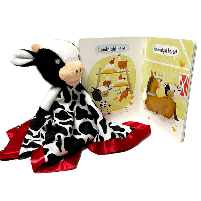 Frankie Dean Maggie the Cow Dream Blanket + Bedtime Book