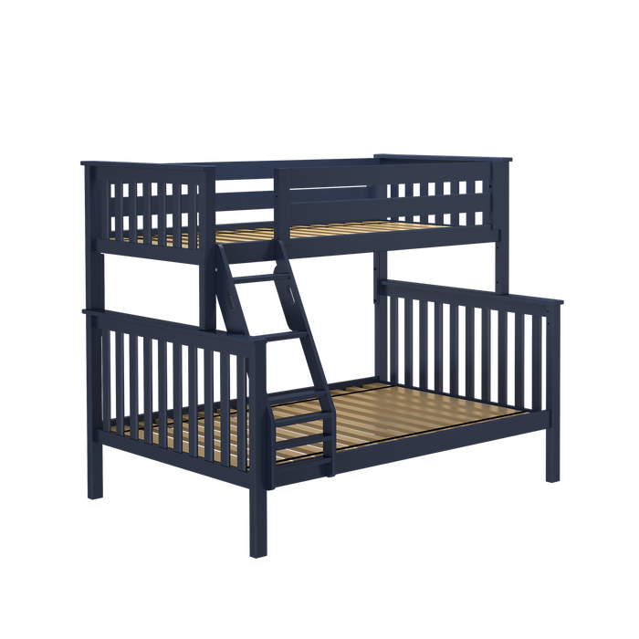 Jackpot Kids Kent Twin-over-Full Bunk Bed with Ladder