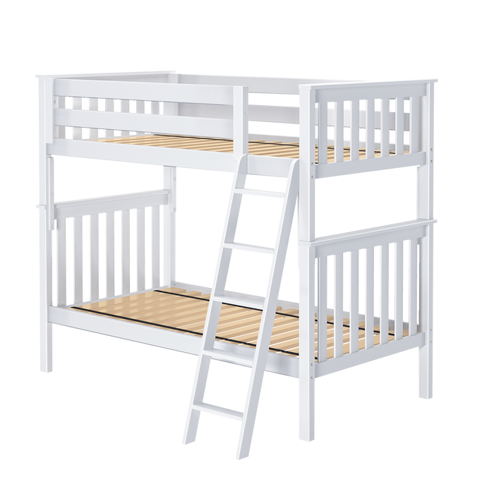 Jackpot Kids Bristol 1 Twin Bunk Bed with Ladder