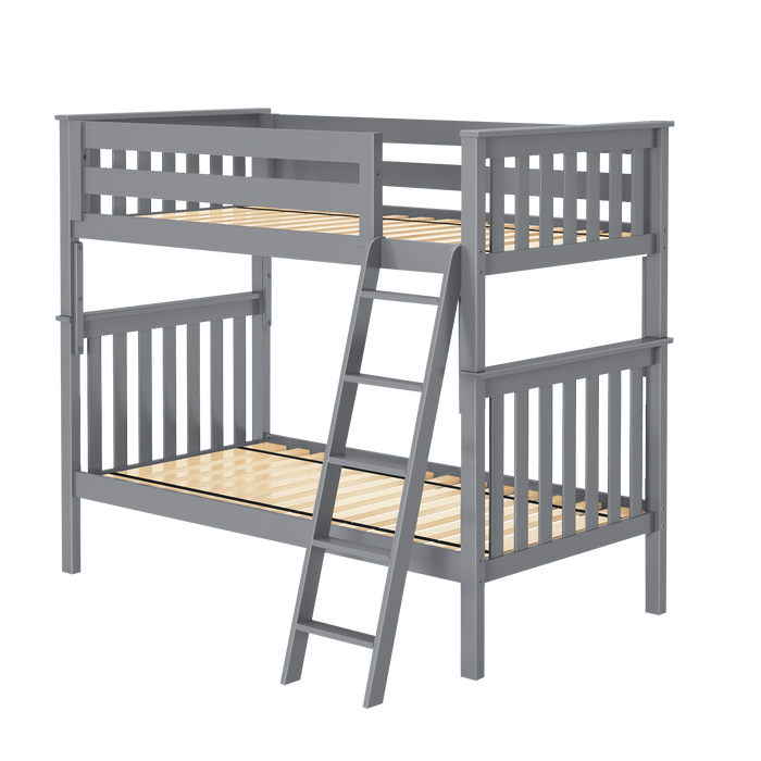 Jackpot Kids Bristol 1 Twin Bunk Bed with Ladder