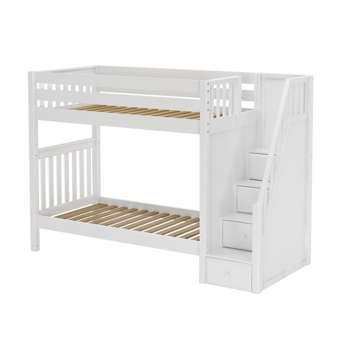 Maxtrix STELLAR Twin Medium Staircase Bunk Bed