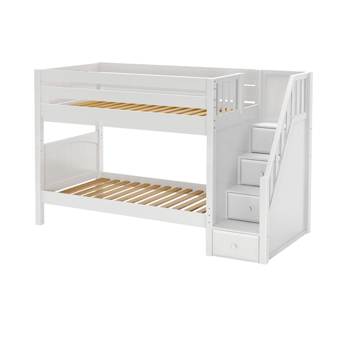 Maxtrix STELLAR Twin Medium Staircase Bunk Bed
