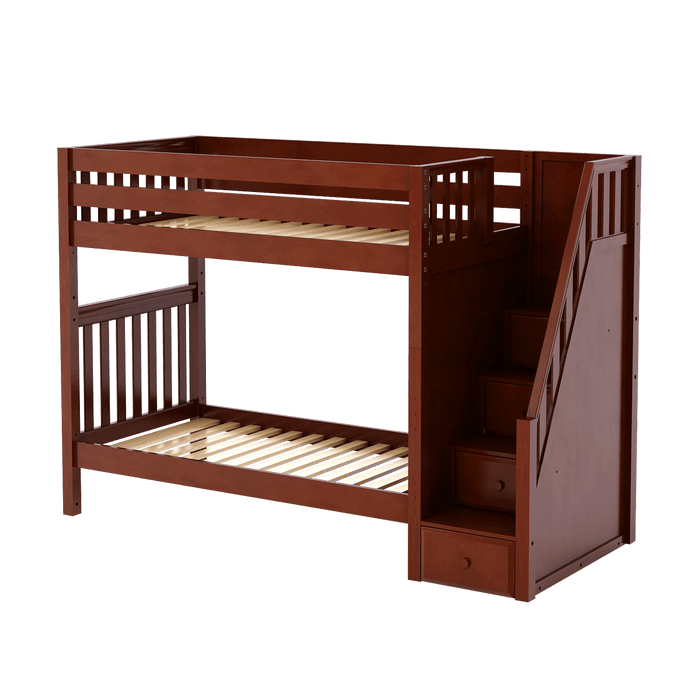 Maxtrix STELLAR Twin Medium Staircase Bunk Bed