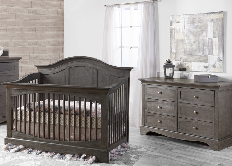 Pali Enna 2 Piece Nursery Set - Forever Crib + Double Dresser