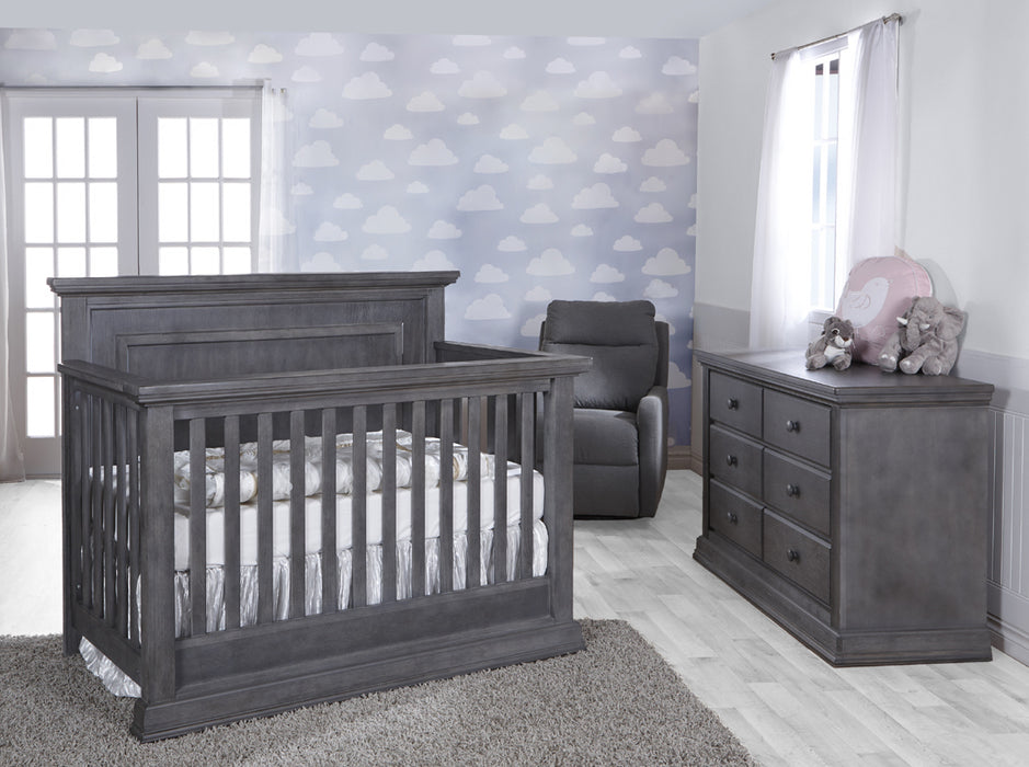 Pali Modena 2 Piece Nursery Set - Forever Crib + Double Dresser