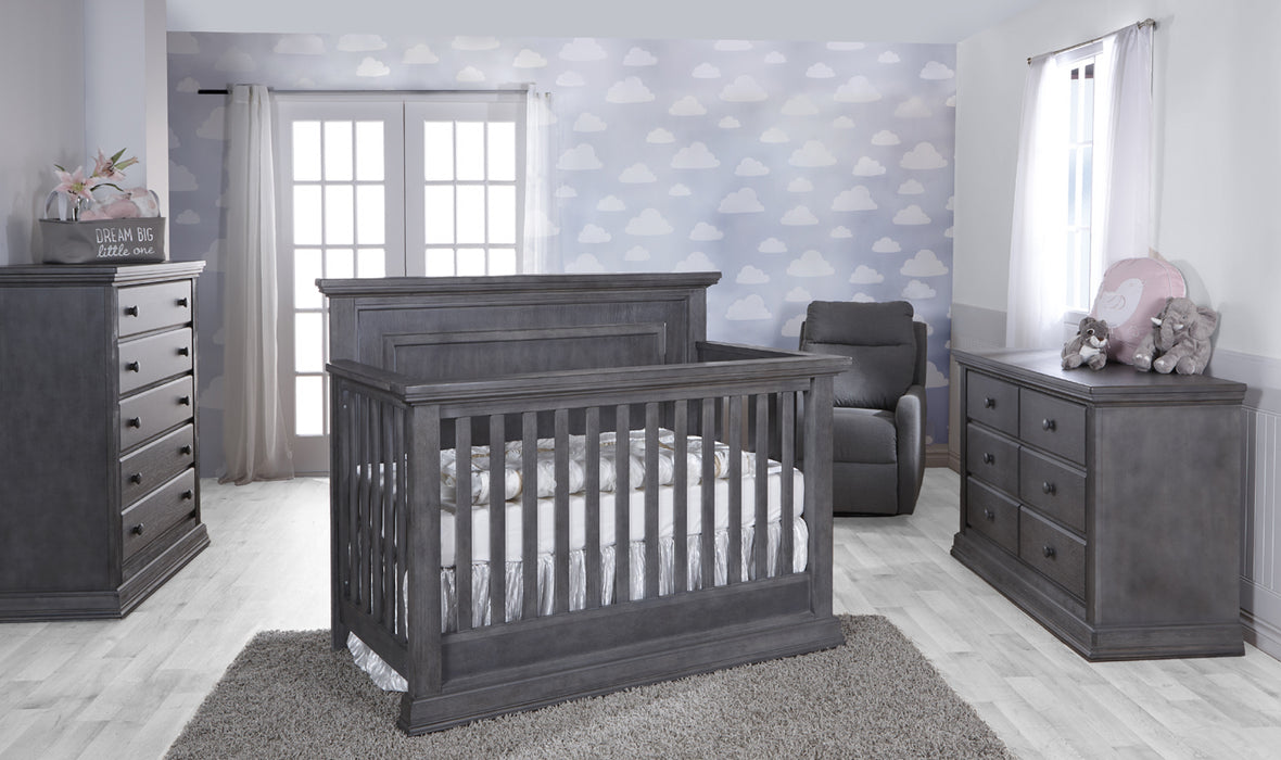 Pali Modena 3 Piece Nursery Set - Forever Crib + Double Dresser + Chest