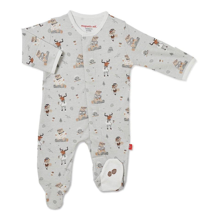 Magnetic Me Perfect Sunday Organic Cotton Magnetic Footie