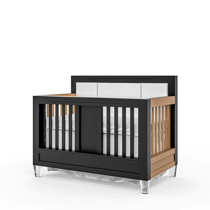 Romina Furniture Millenario Tufted Convertible Crib