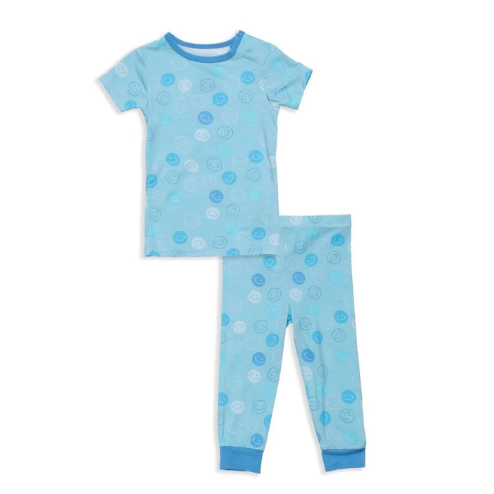 Magnetic Me Blue Smile Modal Magnetic Pajama Short Set