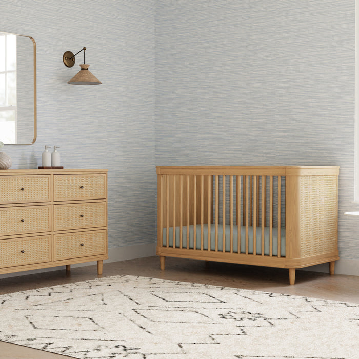 Namesake Marin 2 Piece Nursery Set - Convertible Crib + Double Dresser