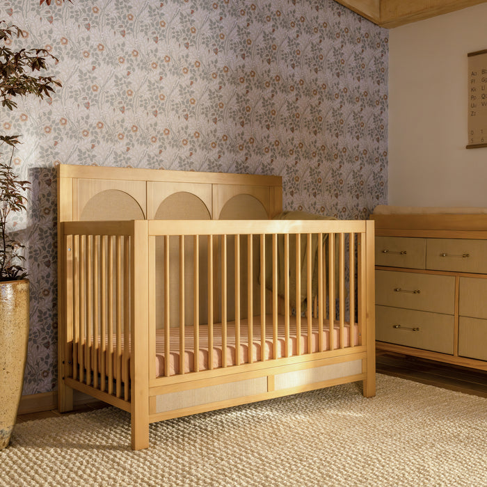 Namesake Eloise 2 Piece Nursery Set - Convertible Crib + Double Dresser