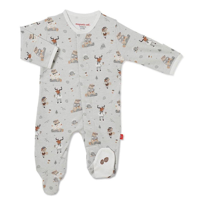 Magnetic Me Perfect Sunday Organic Cotton Magnetic Footie
