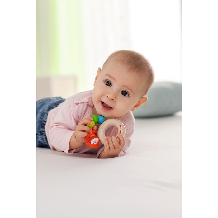 Haba Rainbow Caterpillar Wooden Clutching Toy