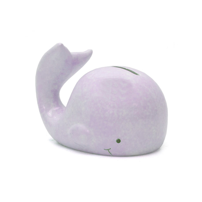 Child to Cherish Mini Whale Bank, Lavender