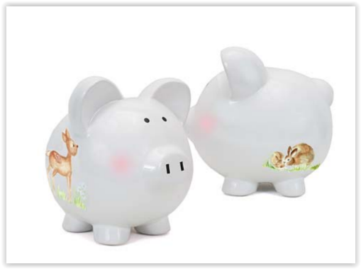 Child to Cherish Deer to my Heart Piggy Bank