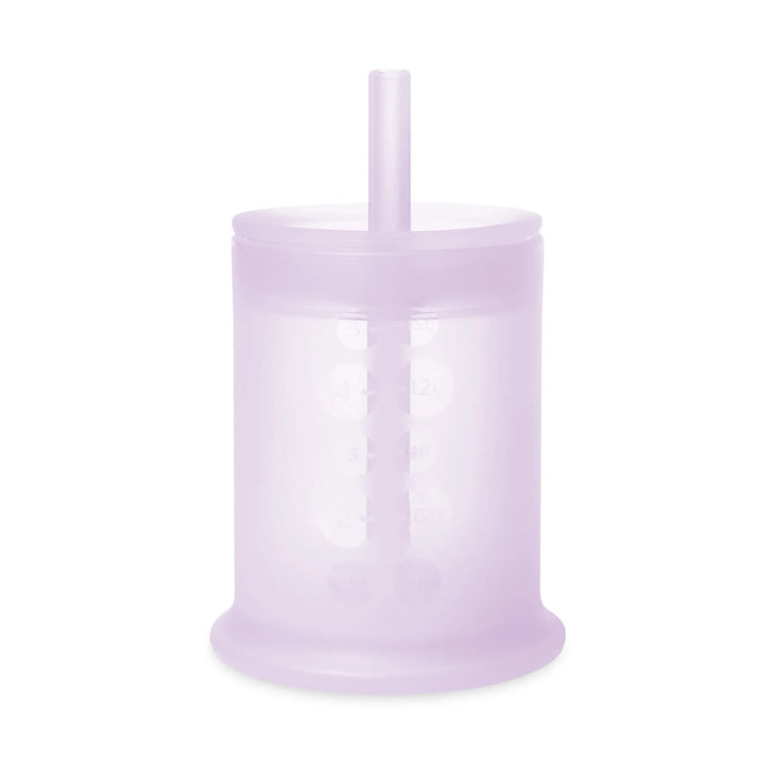 Olababy Silicone Training Cup with Lid + Straw - 5oz.