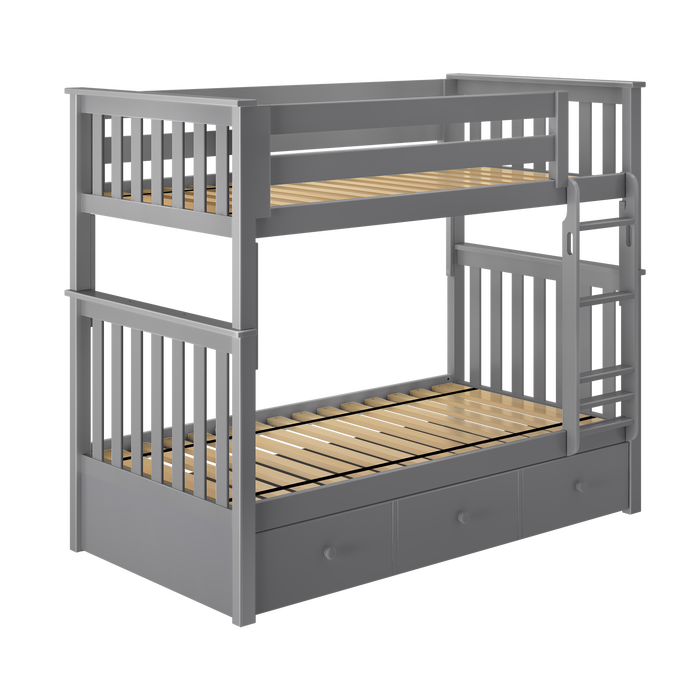 Jackpot Kids Bristol Twin Bunk Bed with Ladder