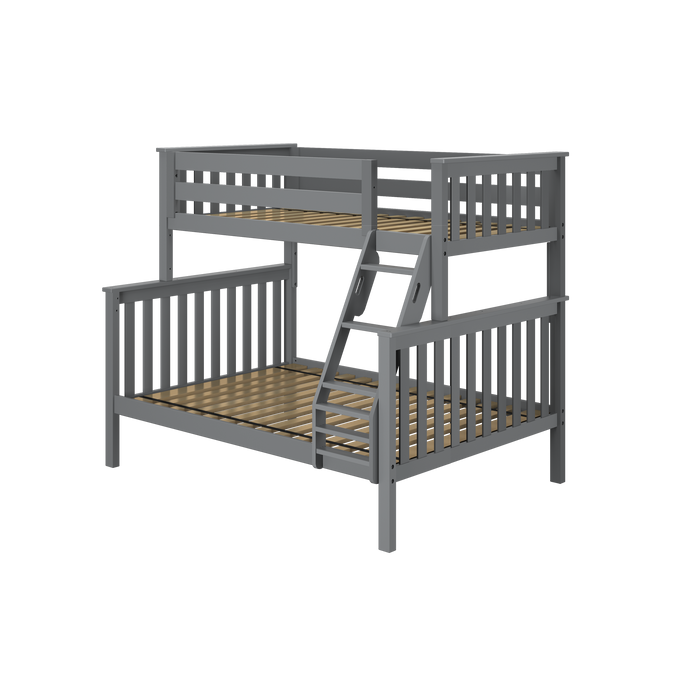 Jackpot Kids Kent Twin-over-Full Bunk Bed with Ladder