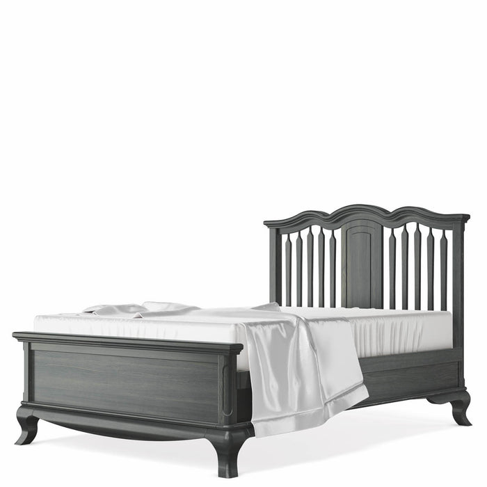 Romina Furniture Cleopatra Full Bed w/ Open Back