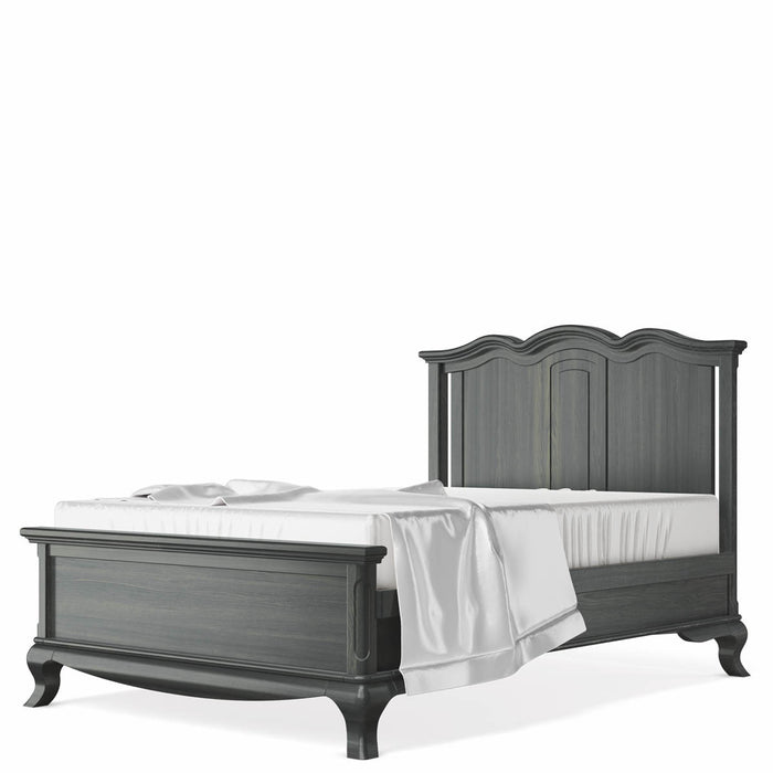 Romina Furniture Cleopatra Full Bed w/ Solid Back