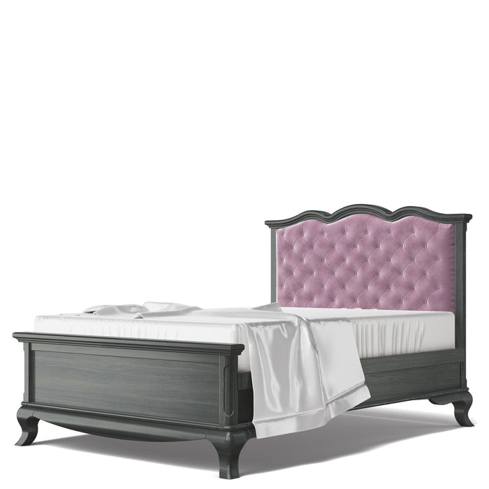 Romina Furniture Cleopatra Full Bed w/ Tufted Headboard