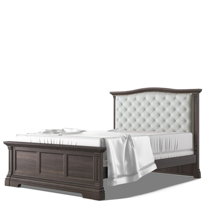 Romina Furniture Imperio Full Bed w/ Tufted Headboard