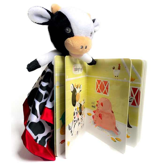 Frankie Dean Maggie the Cow Dream Blanket + Bedtime Book