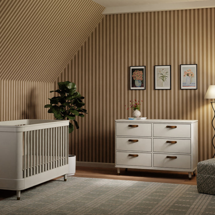 Namesake Tanner 2 Piece Nursery Set - Convertible Crib + Double Dresser