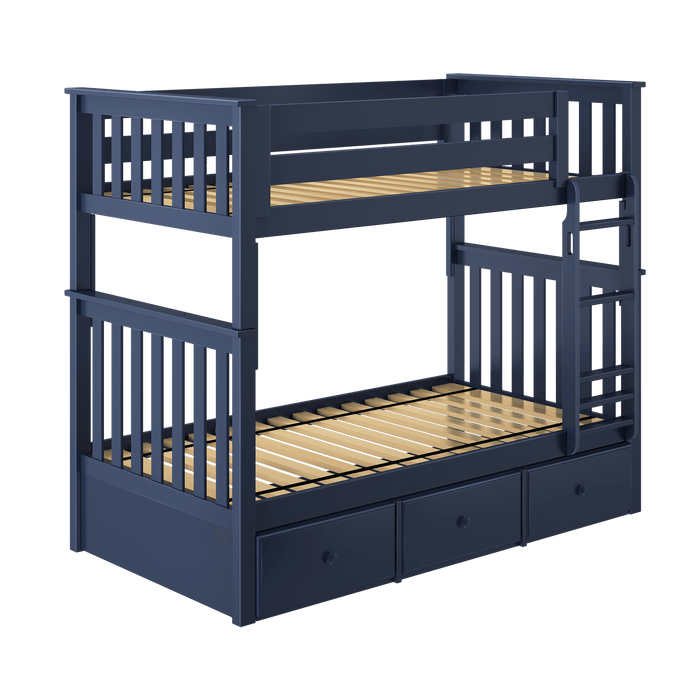Jackpot Kids Bristol Twin Bunk Bed with Ladder