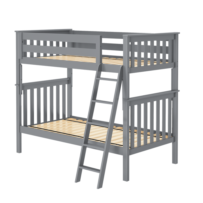 Jackpot Kids Bristol 1 Twin Bunk Bed with Ladder