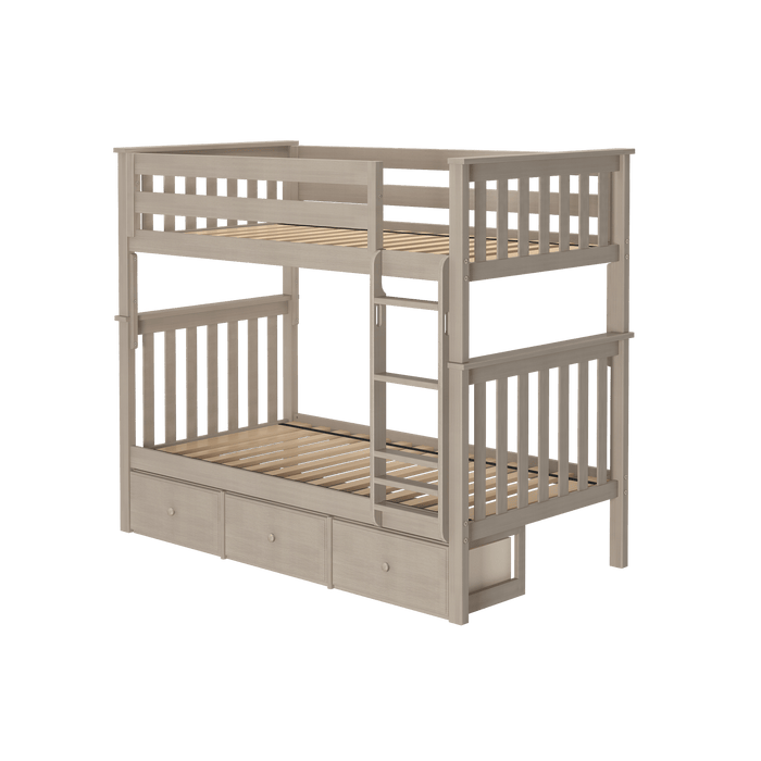 Jackpot Kids Bristol Twin Bunk Bed with Ladder