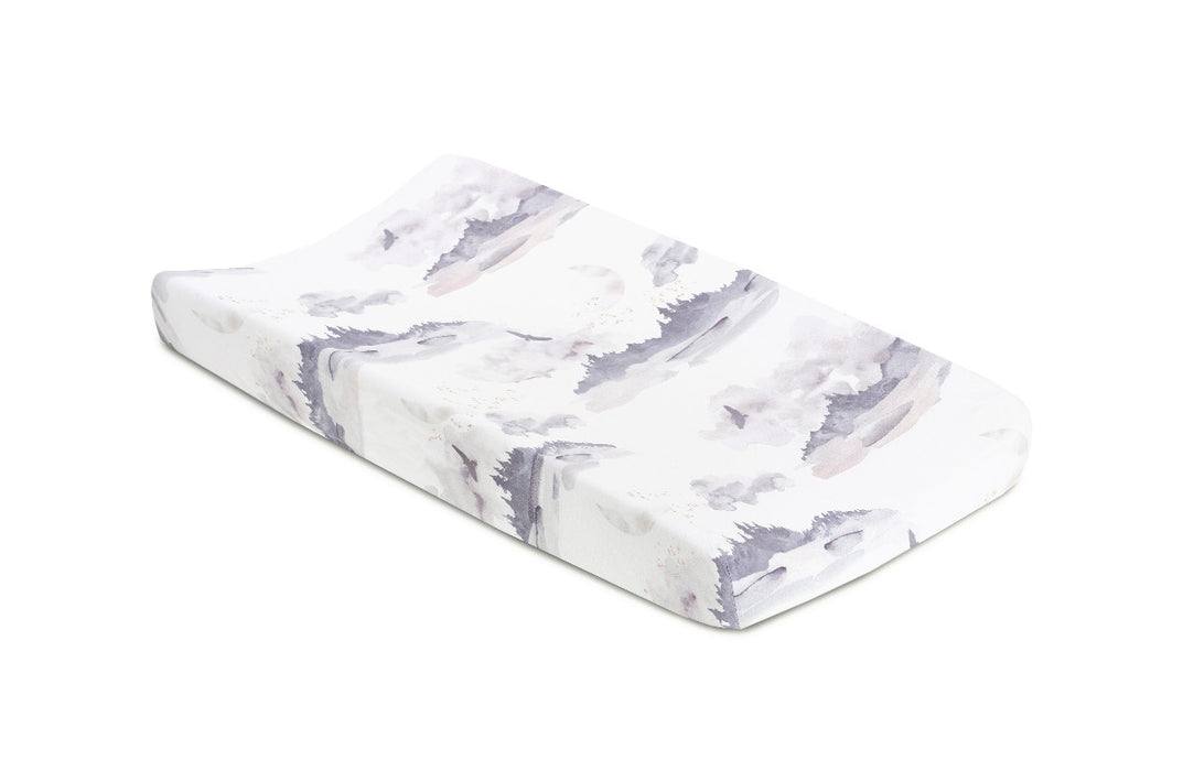 Oilo Misty Mountain Jersey Changing Pad Cover