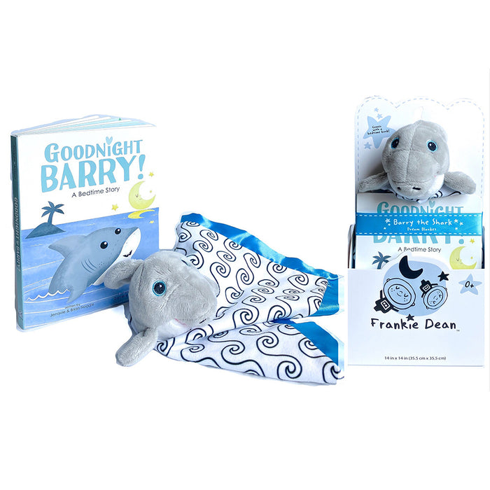 Frankie Dean Barry the Shark Dream Blanket + Bedtime Book