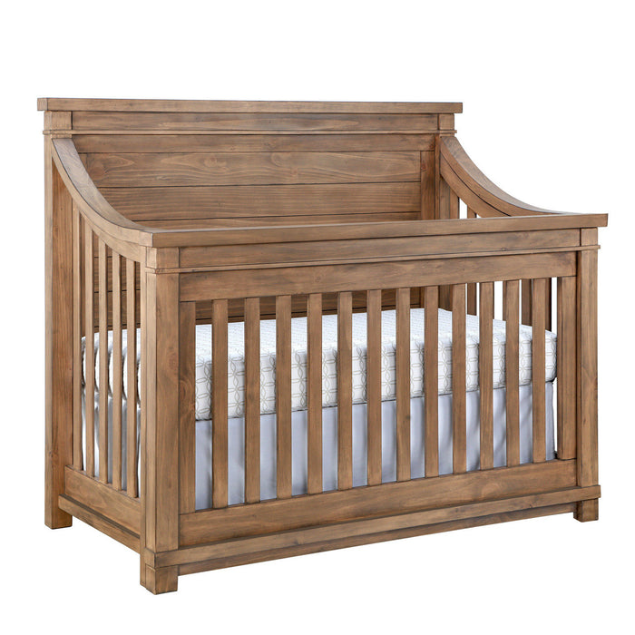 Appleseed Rowan 2 Piece Nursery Set - Flat Convertible Crib + Dresser