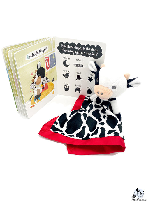 Frankie Dean Maggie the Cow Dream Blanket + Bedtime Book