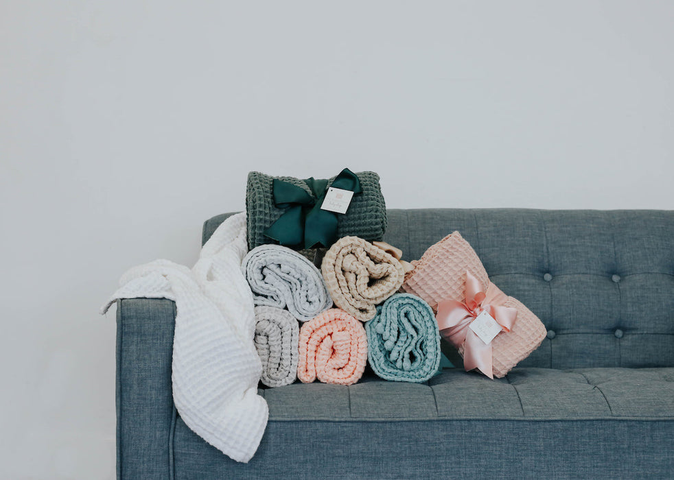 Sugar + Maple Honeycomb Blanket