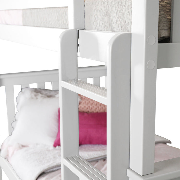 Jackpot Kids Bristol Twin Bunk Bed with Ladder