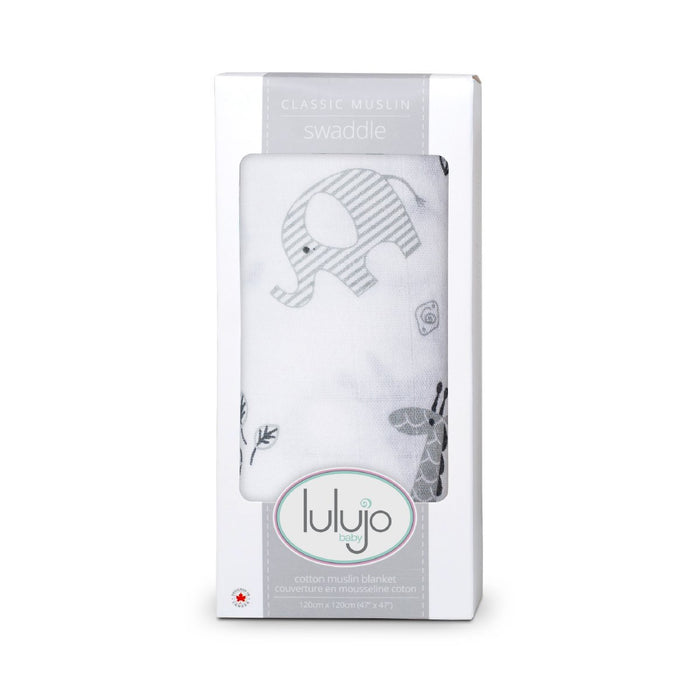 Lulujo Afrique Cotton Swaddle Blanket