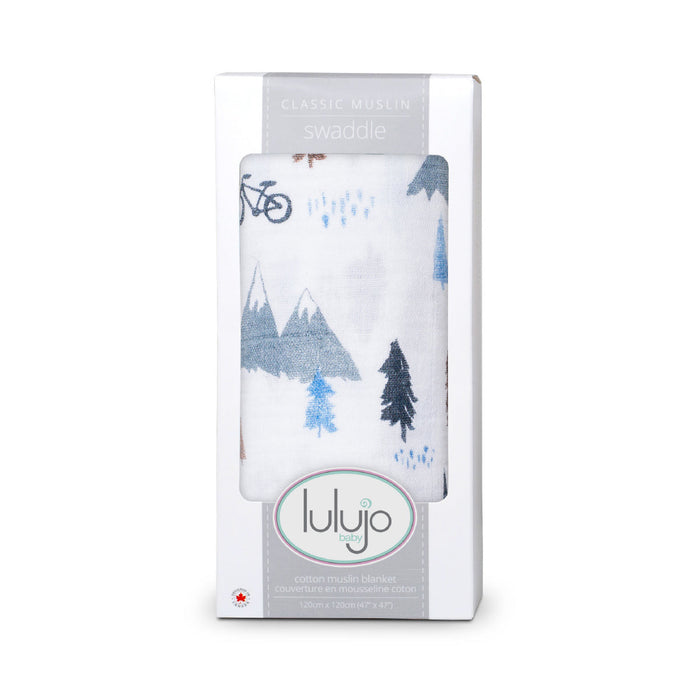 Lulujo Mountain Top Cotton Swaddle Blanket