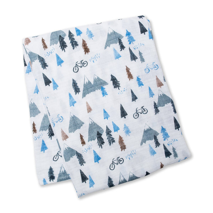 Lulujo Mountain Top Cotton Swaddle Blanket