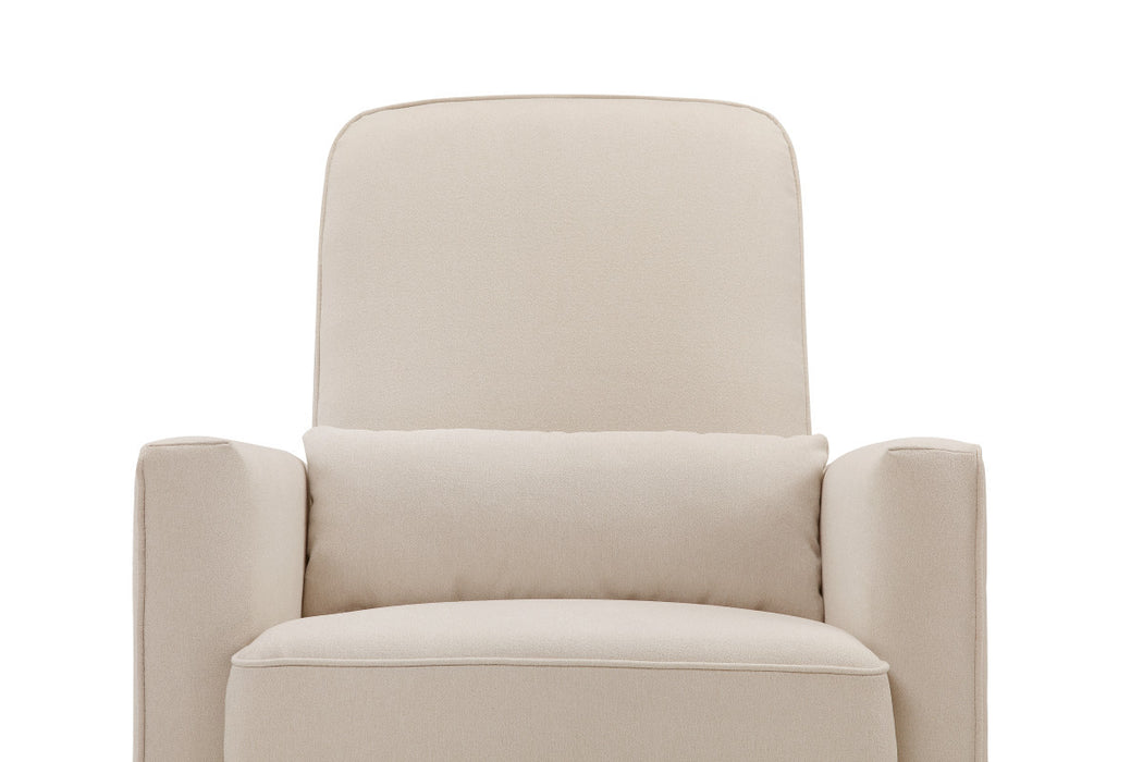 Davinci Olive Swivel Glider with Bonus Ottoman