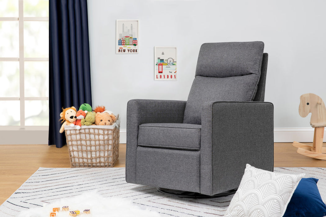 Davinci Gabby Pillowback Swivel Glider