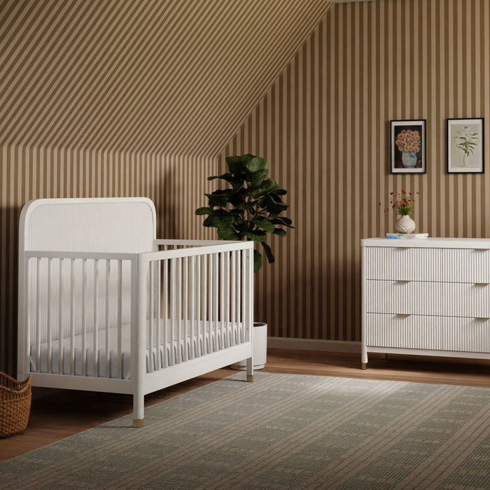 Namesake Brimsley 2 Piece Nursery Set - 4-N-1 Convertible Crib + Double Dresser