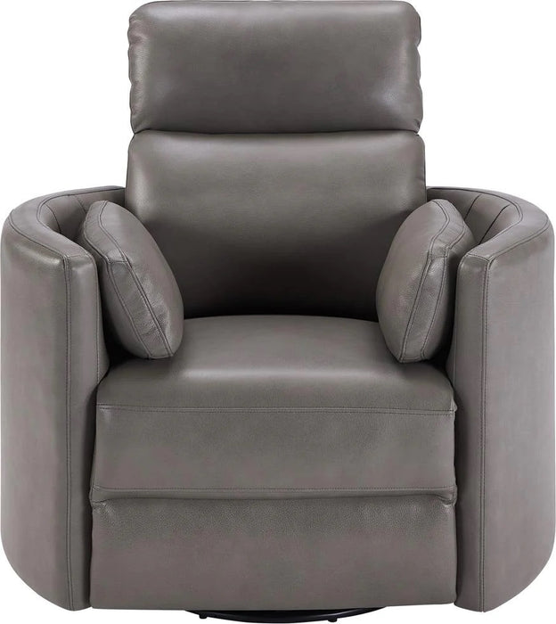 Heritage House Roma Power Swivel Glider Recliner – Leather
