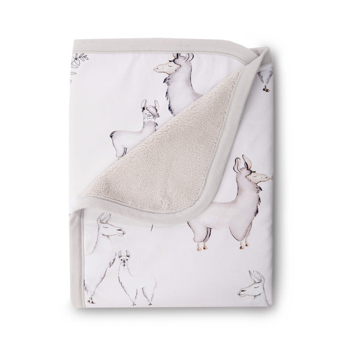 Oilo Llama Jersey Cuddle Blanket