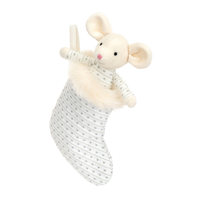 Jellycat Shimmer Stocking Mouse Plush