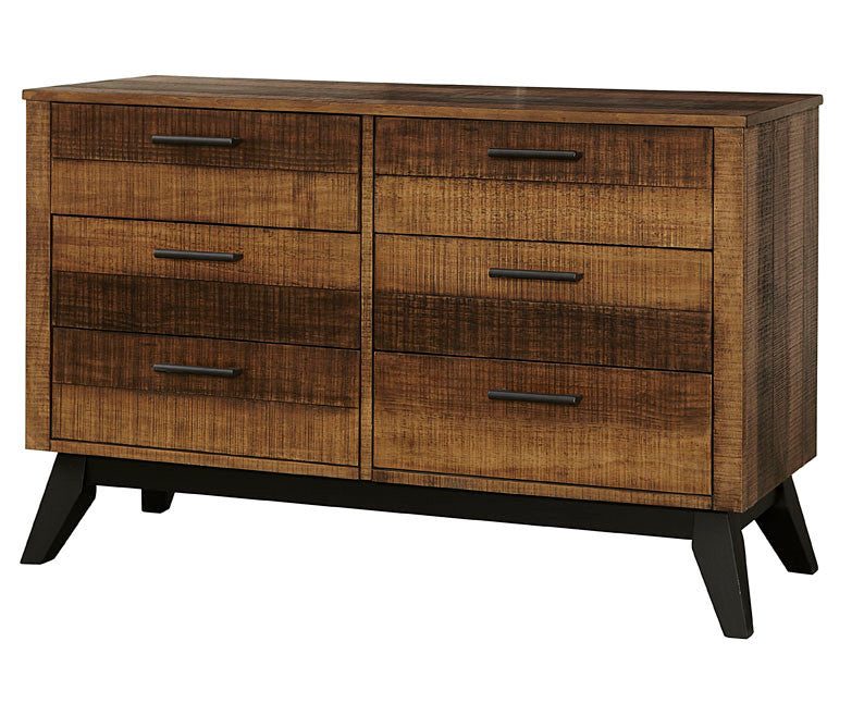 Westwood Urban Rustic Double Dresser, Brushed Wheat