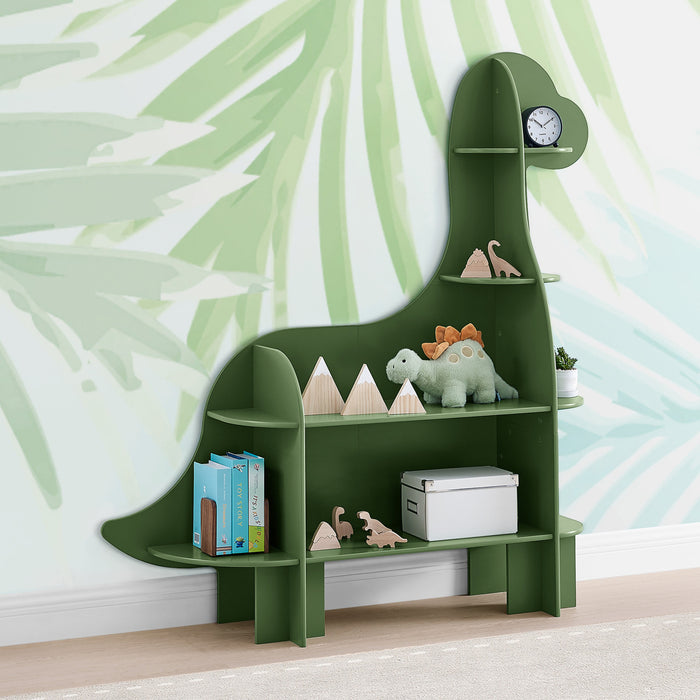 Delta Children Dinosaur Bookcase - Fern Green