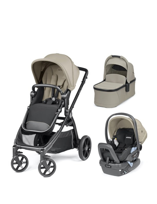 Peg Perego YPSI (2025 Model) + Primo Viaggio Lounge Infant Car Seat + YPSI Bassinet with Home Stand Travel System
